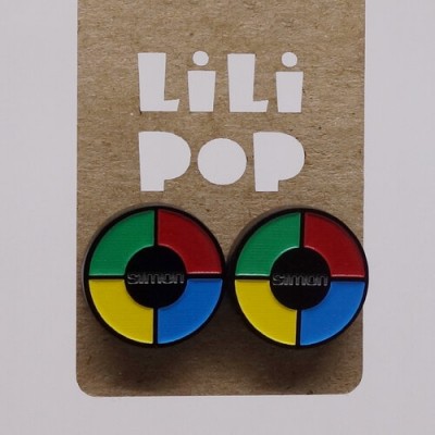 Boucles d'oreilles Lili POP- Jeu ''Simon'' 